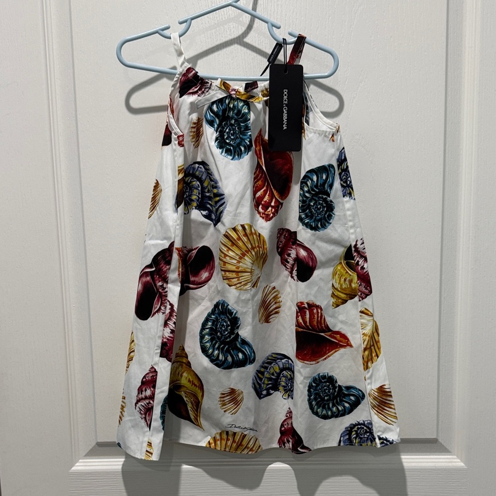Dolce & Gabbana Multicolor Seashell Dress